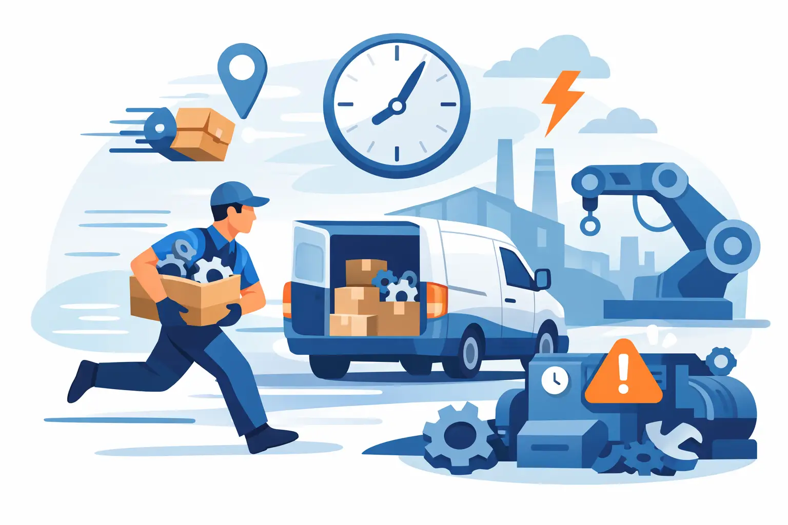 Emergency Parts Delivery Service When Downtime Hits