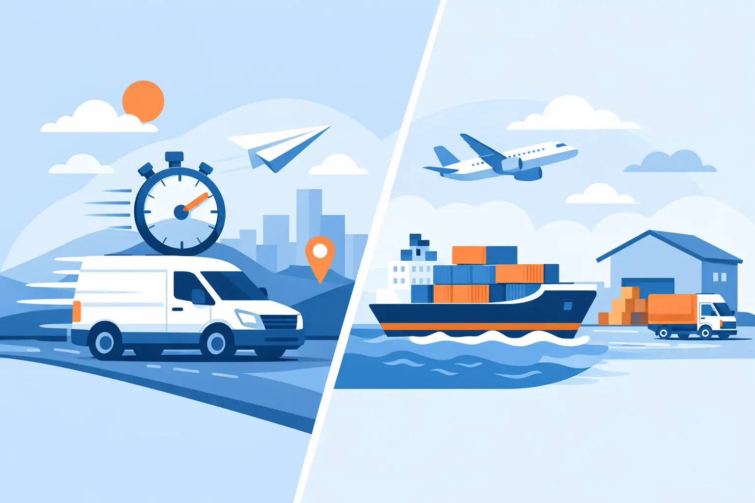 Expedited Delivery Versus Standard Shipping