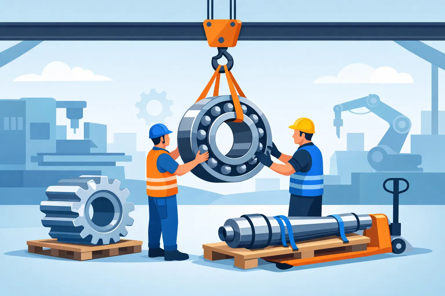 How to Move Critical Machine Parts Safely