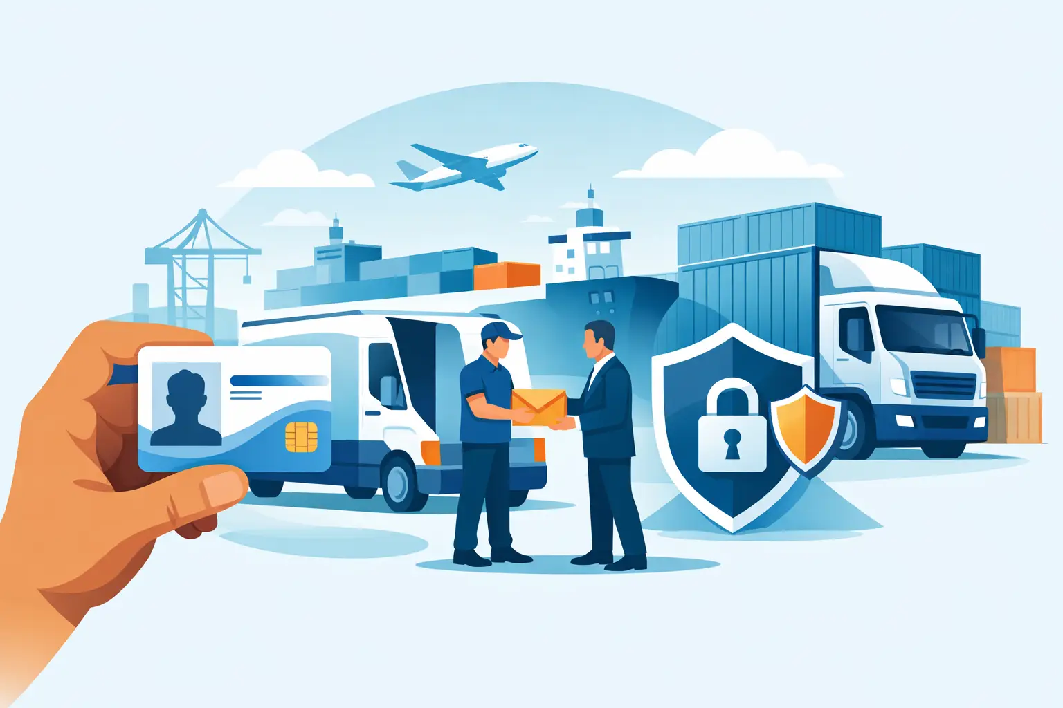 TWIC Card Delivery Service for Secure Freight